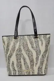 RARE NWT! Brahmin Asher Tote in Crème Solymar - Beautiful Leather Applique.