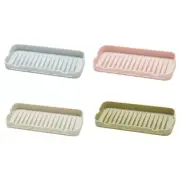 Silicone Soap Dish Self Draining Soap Holder Soap Drainers Dish Tray for Shower