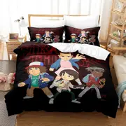 o957 Stranger Things Three-Piece Digital Printed Quilt Cover Pillowcase nj957