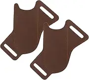 2 Pcs Leather Knife Sheath for Belt Pocket Folding Knife Holder Compact Draw Knifes Carrier EDC Tools Holster