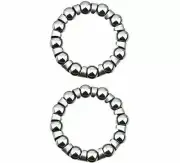 2 (1 PAIR) ALTALINE BICYCLE BOTTOM BRACKET BEARINGS (SIZE 5/16 X 12) CHROME.