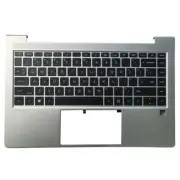 N01287-001 New For HP Probook 440 G9 Palmrest Upper Case w/SD + Backlit Keyboard