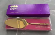 RARE NEW in Pkg Auerhahn Tatjana Gold Plated Cake Pie Server