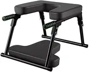 Foldable & Multifunctional Yoga Chair, Yoga Assisted Inverted Chair, Headstand Bench, Yoga Chair for Practice Head Stand, Shoulder Stand and Strength Training, Home Fit & Inversion Stool Black