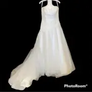 New With Tags David’s Bridal White Wedding Dress