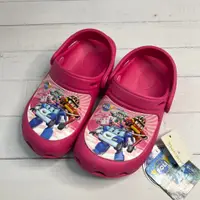 在飛比找蝦皮商城優惠-［出清品］《布布童鞋》POLI救援小英雄大集合桃色兒童布希鞋