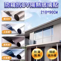 在飛比找PChome24h購物優惠-防窺隔熱抗UV玻璃貼