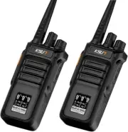 Long Range Walkie Talkie 100 Mile Two Way Radio Charge Headset Waterproof 2 PACK