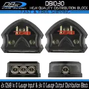 2x DS18 Power Ground Distribution Block 1x 0-4 Gauge Input & 3x 0-4 Gauge Output