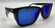Sunski Couloir Sunglasses Black Blue Lens Polarized Recycled Frames Mirror Slate