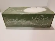 Vintage Lady Scott Fern Green Prints Paper tissues New Box Marked With Orginal