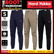 Hard Yakka Y02340 Work Pants - Cargo Cuff - Heavy Duty STRETCH RIPSTOP Fabric