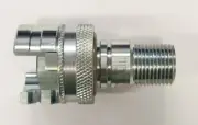 Valve & Coupling 4Pm4 Male To Thor Coupler, Npt 1/2, Steel, 10pck