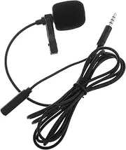 Toddmomy Compact Lapel Mic Small Microphone for Phone Recording Teaching Karaoke Wide Compatibility for Smart Devices