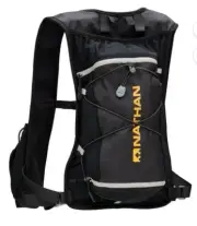 Nathan 1.5 Liter Hydration Pack w/Bladder Black/Marigold OSFA