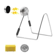 Magnetic Sponge Holder for Kitchen Sink Caddy No Drilling with Adhesives