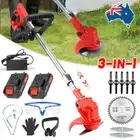 800W 24V/Cordless Whipper Snipper Electric Lawn String Trimmer & 3.0ah Battery
