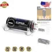 Compact 3.5 Farad Capacitor with Auditory Safety Alerts for Car Audio Systems