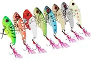 FOYTOKI Bass Lure Bait Hard Metal Sequins 4pcs Fishing for Bass Fishing Bait Random Color