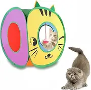 BEANPRECOY Cat Cube Pop up Cat Cube Cat Hideout Folding Cat House Foldable Rabbit Tent with 3 Holes Perfect for Indoor Outdoor Use by Kittens Cats Puppies Rabbits Multi Functional Hideaway Bed and Toy