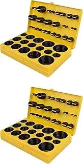 VEAUUTAY 840Pcs/32 Sizes Rubber Tap 0-Ring Sealing Gasket Washer Seal Assortment Set High Grade Rubber O-Ring Kit for Maintenance