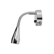 Narva 12V Silver Interior Lamp with Touch Switch and 2A USB Socket 87471