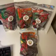 LOT OF 4 Large Chamoy Pickle Kit Snack kit Candy Boulevard NEW Lucas