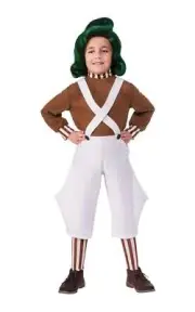 Oompa Loompa Costume Child Charlie and the Chocolate Factory