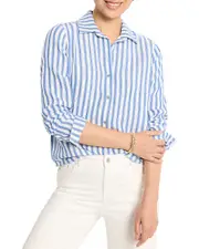 Nic+Zoe Double Gauze Striped Shirt
