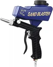Gravity Sand Blaster Gun Portable Pneumatic Air Sandblasting Tool Handheld Spray