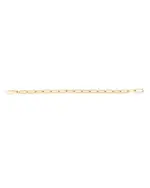 Roberto Coin 18K Yellow Gold Designer Gold Polished Paperclip Link Chain Bracelet