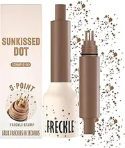 Daooibpa Waterproof Freckles | Facial Dot Pen | Waterproof Liquid Fake Freckles Stamps Marker Long Lasting for Skin Beauty Women Girl Natural Look Gathering