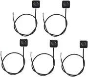Tuperoymse 5Pcs Momentary Switch Momentary Push Button on Off Switch 12V 24V Mount Mini Button Switch