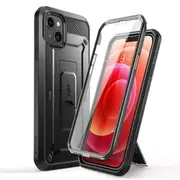 Built-in Screen Protector & Kickstand Rugged Cover for Iphone 13