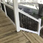 Square Aluminum Balusters | Black 3/4", 30.5" Long, Angled (1200008)