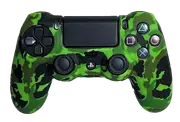 Silicone Cover For PS4 Controller Case Skin - Green Camo