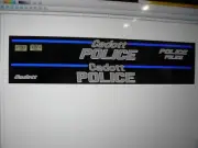Cadott Wisconsin Police Patrol Car Decals 1:64 two for one money
