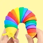 Zummy Fidget Slug Mini Toys 3D Articulated Sensory Toy Gift for Kids Children