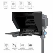 Feelworld 10" Teleprompter for Phone DSLR Camera Live Streaming Interview Speech