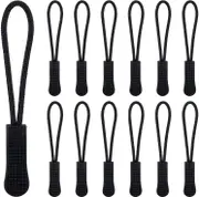 50pcs Zipper Pull Replacement, Zipper Tags Zipper Extensions Zipper Pull Charm Zipper Pull Replacement For Pants Jacket Luggage Boots Purse Backpack