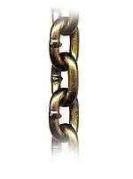 Columbus McKinnon 679032 5/16" Grade 70 Yellow Chromate Transport Chain - 10