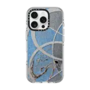 iPhone 16 Pro Clear Case MagSafe Compatible Cyber Denim