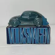 Vintage Volkswagen Bug Avon After Shave Blue Glass Garage Decor 1973 New in Box