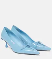 [Jimmy Choo] Jimmy Choo Scarlett 50 patent leather pumps AU 7 blue