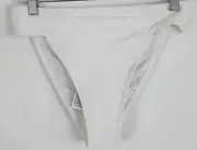 Billabong NWT Womens Aruba Skimpy Coverage Bikini Bottoms Size M White