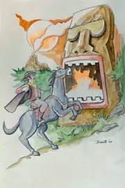 TIKI ENCOUNTER *MIKE BENNETT'S ORIGINAL ART (2024) 04/29/24