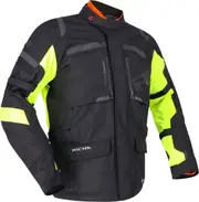Richa Brutus Gore-Tex waterproof Motorcycle Textile Jacket, black-yellow, Size 6XL for Men Black Yellow