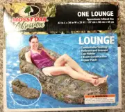 Mossy Oak Obsession Inflatable Adult Lounge Back Rest 62X34 Pool Float NIB Camo