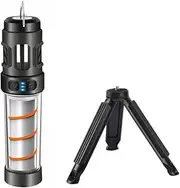 Leona Co 3-in-1 Mosquito Zapper & Camping Lantern – USB Rechargeable Bug Repellent Light with LED for Outdoor Camping, Hiking, and Backyard Use