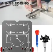 Hinge Punch Locator Aluminum Alloy 35MM Hinge Drill Guide Portable Hinge qrvLl